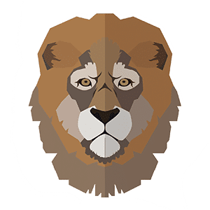 Lion illustration icon