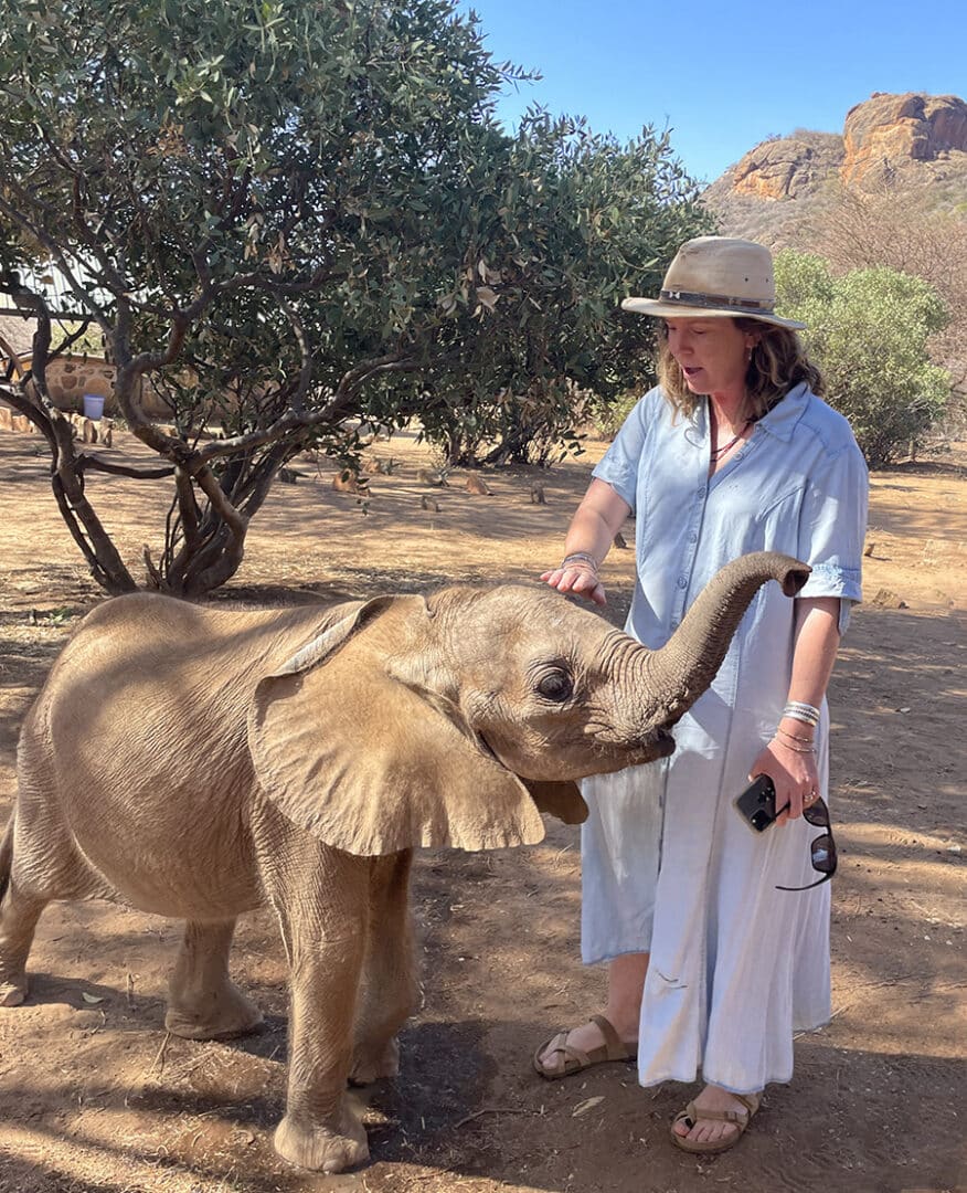 Katie Rowe, co-founder of Reteti Elephant Sanctuary